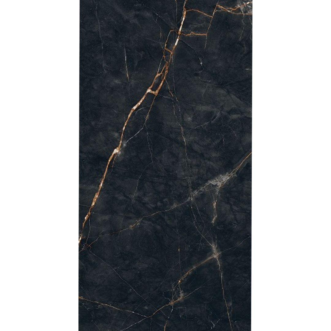 Granite tiles Shinestone black pol 119.8х239.8 – Tubadzin 11.4.44.0033